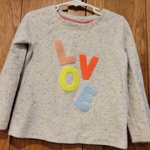 Cat & Jack Long Sleeve 4t Girls Sweatshirt